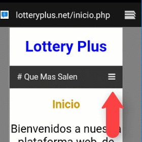 Menu del la Web